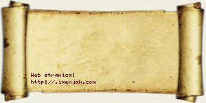 Irina Rakić vizit kartica